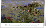 Reflective Pond Sympathy Card