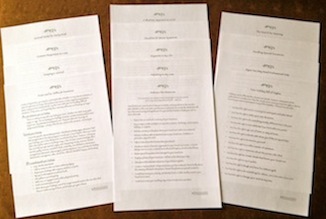 Grief support mailings and educational enclosures