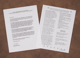 Grief support mailings and educational enclosures